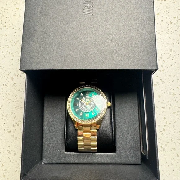 JBW Gold and Green Women's Watch - Picture 4 of 6